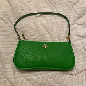 Kate Spade Green Leather Shoulder Bag